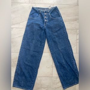 Vintage baggy straight leg jeans